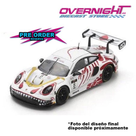 -PREORDER -  Spark PORSCHE GT3 R N°8 AO Racing Ganador 1000km Suzuka 2026 L. Heinrich - A. Picariello - J. Andlauer 1/64 64SP089