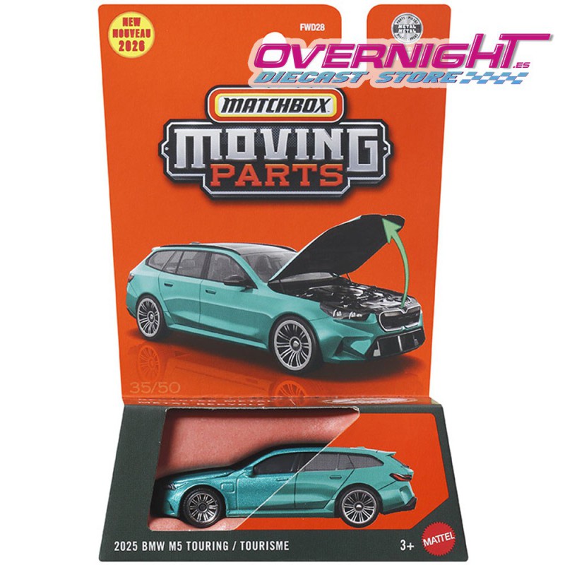 Matchbox Moving Parts 2025 BMW M5 Touring Escala 1/64 JHV25