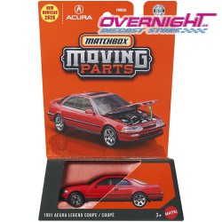 Matchbox Moving Parts 1991 Acura Legend Coupe Escala 1/64 JHV39