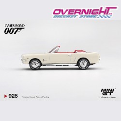 Mini GT Ford Mustang Convertible Goldfinger 1964 - blister en inglés - Escala 1/64 - MGT00928-007E