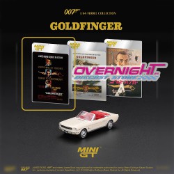 Mini GT Ford Mustang Convertible Goldfinger 1964 - blister en inglés - Escala 1/64 - MGT00928-007E