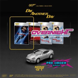 Mini GT Aston Martin V12 Vanquish Die Another Day - blister en inglés - Escala 1/64 MGT00926-007E