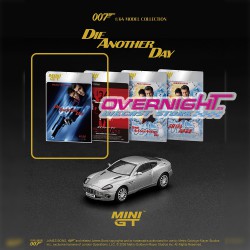 Mini GT Aston Martin V12 Vanquish Die Another Day - blister en inglés - Escala 1/64 MGT00926-007E