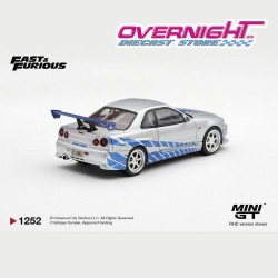 Mini GT Nissan Skyline GT-R C-West 2 Fast 2 Furious - Brian O'Conner - Escala 1/64 en blister MGT01252-BL
