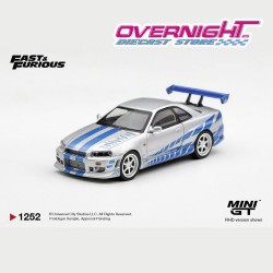 Mini GT Nissan Skyline GT-R C-West 2 Fast 2 Furious - Brian O'Conner - Escala 1/64 en blister MGT01252-BL