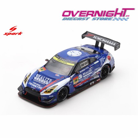 Spark Realize Nissan Mechanic Challenge GT-R Kondo Racing n56 GT300 SUPER GT 2025 Oliveira - Hirate Escala 1/64 64SGT25056
