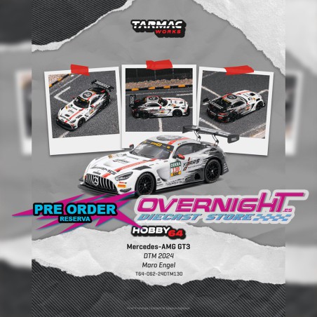 Tarmac Works Mercedes-Benz Amg GT Gt3 n130 Maro Engel DTM 2024 - Escala 1/64 T64-062-24DTM130