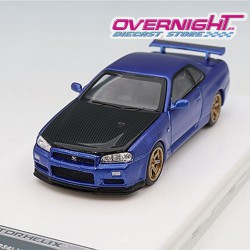 Motorhelix Nissan GT-R R34 V-Spec II Customized Version 1999 Azul - Escala 1/64 M63450