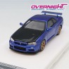 Motorhelix Nissan GT-R R34 V-Spec II Customized Version 1999 Azul - Escala 1/64 M63450