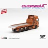 Mini GT Scania 770s B8X4NA Hooklift Flatbed Naranja 2025 - Escala 1/64 - MGT01392-L