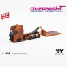 Mini GT Scania 770s B8X4NA Hooklift Flatbed Naranja 2025 - Escala 1/64 - MGT01392-L