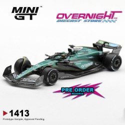 Mini GT Aston Martin AMR26 n18 Lance Stroll Las Vegas GP 2024  - Escala 1/64 - MGT01413-L