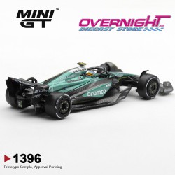 Mini GT Aston Martin Amr24 n14 Fernando Alonso Las Vegas GP 2024  - Escala 1/64 - MGT01396-L
