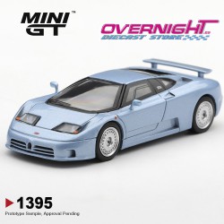 Mini GT Bugatti EB110 GT Azzurro Metallizzato Mondial Del'automobile 1992 - Escala 1/64 - MGT01395-L