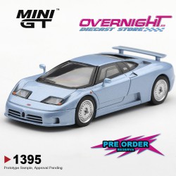 Mini GT Bugatti EB110 GT Azzurro Metallizzato Mondial Del'automobile 1992 - Escala 1/64 - MGT01395-L