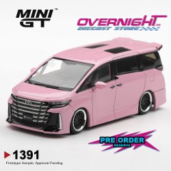 Mini GT Toyota Vellfire 40 Kuhl Metallic Pink 2025 - Escala 1/64 - MGT01391-L