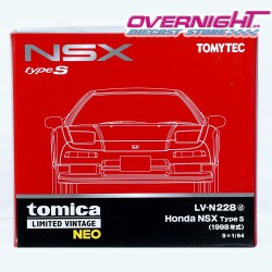 Tomica Limited Vintage 1998 Honda NSX Type S Monza Red - Escala 1/64 LV-N228d