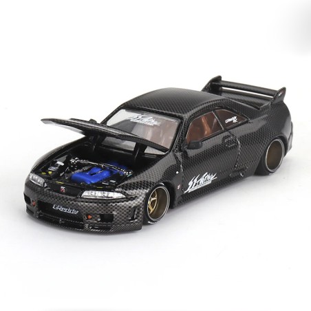 Nissan Skyline Gt-R (R33) Active Carbon R - Escala 1/64 – Mini GT KHMG116