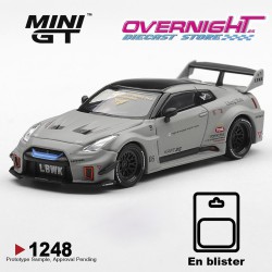 Mini GT Nissan Gtr R35 Lb-Super Silhouette Gt-Rr Ver1 Matt Grey 2026 EN BLISTER - Escala 1/64 - MGT01248-BL