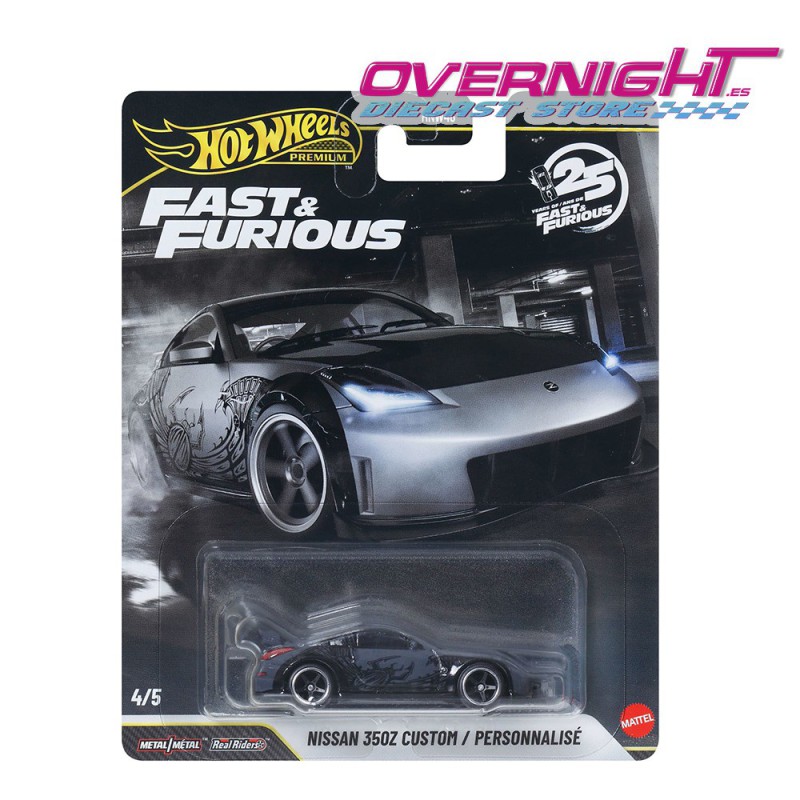 Hot Wheels Premium Fast and Furious Nissan 350Z Custom Escala 1/64 JHW79