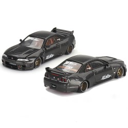 Nissan Skyline Gt-R (R33) Active Carbon R - Escala 1/64 – Mini GT KHMG116