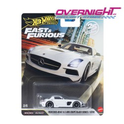 Hot Wheels Premium Fast and Furious Mercedez Bens SLS AMG Coupe Black Series Escala 1/64 JHW65
