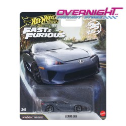 Hot Wheels Premium Fast and Furious Lexus LFA Escala 1/64 JHW66