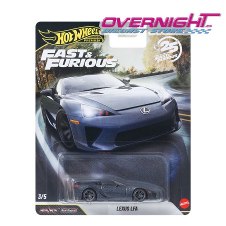 Hot Wheels Premium Fast and Furious Lexus LFA Escala 1/64 JHW66