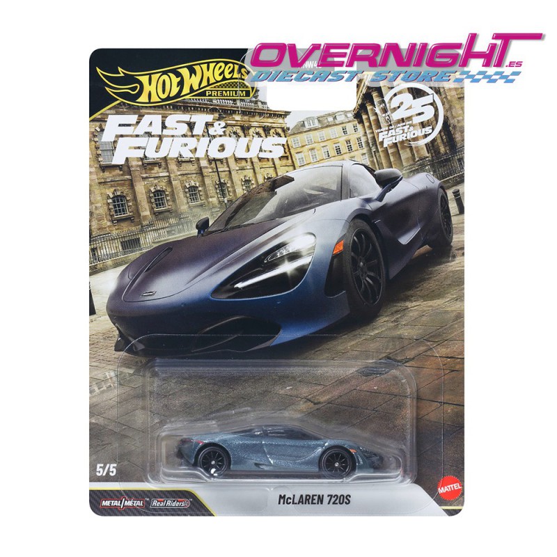 Hot Wheels Premium Fast and Furious McLaren 720S Escala 1/64 JHW80