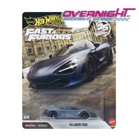 Hot Wheels Premium Fast and Furious McLaren 720S Escala 1/64 JHW80