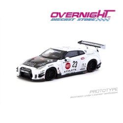 Tarmac Works Nissan GT-R R35 Lb Works Type 2 blanco Athlete x Collet presentado en lata Escala 1/64 T64-090-WH