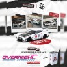 Tarmac Works Nissan GT-R R35 Lb Works Type 2 blanco Athlete x Collet presentado en lata Escala 1/64 T64-090-WH