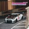 Tarmac Works Nissan GT-R R35 Lb Works Type 2 blanco Athlete x Collet presentado en lata Escala 1/64 T64-090-WH