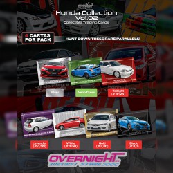 Tarmac Works Tarmac Cards Honda Collection Vol. 02 paquete con 4 cartas TC-HONC-B02