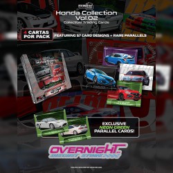 Tarmac Works Tarmac Cards Honda Collection Vol. 02 paquete con 4 cartas TC-HONC-B02