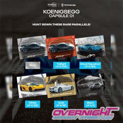 Tarmac Works Tarmac Cards Koenigsegg Capsule 01 paquete con 4 cartas TCP-KOE-01