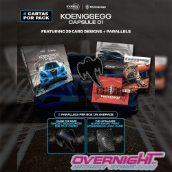 Tarmac Works Tarmac Cards Koenigsegg Capsule 01 paquete con 4 cartas TCP-KOE-01