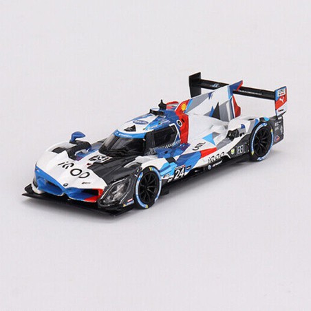 Bmw M Hybrid V8 n25 Bmw M Team 12h Sebring 2nd Place 2023 - Escala 1/64 – Mini GT 709