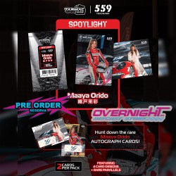Tarmac Works Tarmac Cards paquete con 2 cartas Maaya Orido Spotlight TCS-MAA-01