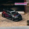 Tarmac Works Toyota Corolla GR HKS Chrome Black 2025 - Escala 1/64 T64G-066-HKS2