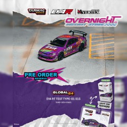 Tarmac Works Nissan Silvia (S15) EVA RT Test Type-01 2025 - Escala 1/64 T64G-023-EVA01