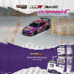 Tarmac Works Nissan Silvia (S15) EVA RT Test Type-01 2025 - Escala 1/64 T64G-023-EVA01