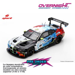 Spark Valentino Rossi BMW M4 GT3 EVO N°46 Team WRT 24H Spa 2025 Rast - Magnussen - Rossi 1/64 64S267