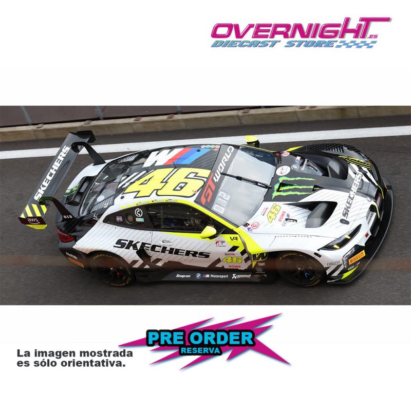 Spark Valentino Rossi BMW M4 GT3 EVO N°46 Team WRT 6th 24H Spa 2026 Harper - Hesse - Rossi 1/64 64S265