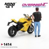 Mini GT Ducati Panigale V4 S Giallo con figura - Escala 1/64 - MGT01414-L