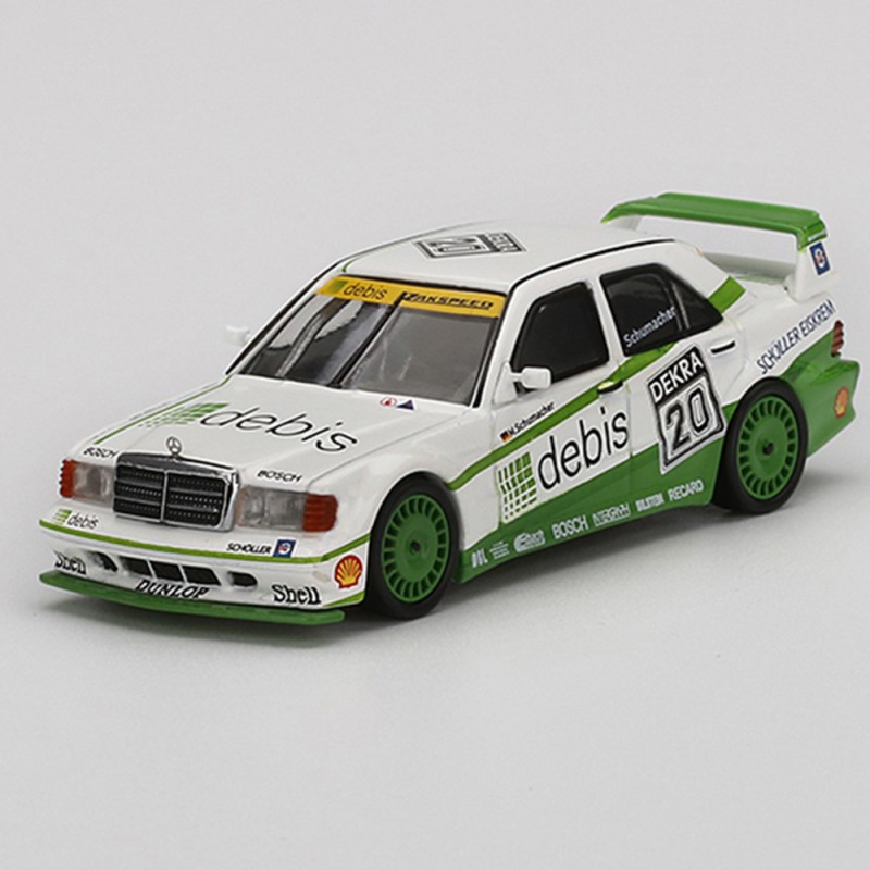 Mercedes Benz 190E 2.5-16 EvolutIon II n20 Dtm Zakspeed Michael Schumacher - Escala 1/64 – Mini GT 366