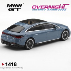 Mini GT Mercedes-Benz Eqs 53 Nautic Blue Metallic 2021 - Escala 1/64 - MGT01418-L