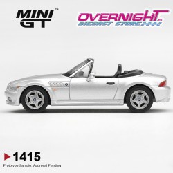 Mini GT Bmw Z3 2.8i Titanium Silver 1997 - Escala 1/64 - MGT01415-L
