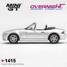 Mini GT Bmw Z3 2.8i Titanium Silver 1997 - Escala 1/64 - MGT01415-L