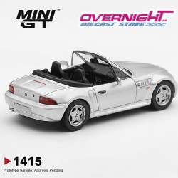 Mini GT Bmw Z3 2.8i Titanium Silver 1997 - Escala 1/64 - MGT01415-L